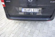 Mercedes Vito/V-trieda W447 2014– Lišta na zadný nárazník EuroCap (ABS) fotografia 3