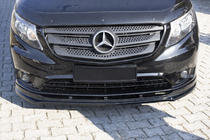 Mercedes Vito/V-trieda W447 2014– Predný lip spojler EuroCap (čierny) fotografia 3
