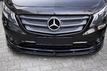 Mercedes Vito/V-trieda W447 2014– Predný lip spojler EuroCap (čierny) fotografia 1
