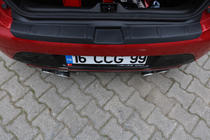 Renault Clio IV 2012–2019 Lišta na zadný nárazník EuroCap (ABS) fotografia 5