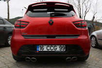 Renault Clio IV 2012–2019 Lišta na zadný nárazník EuroCap (ABS) fotografia 6