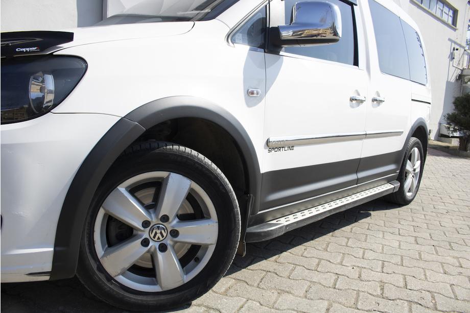 Volkswagen Caddy 2015–2020 Sada líšt a rozširovačov blatníkov 2 dvere, dlhy rázvor Fotografia 13