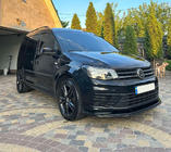 Volkswagen Caddy 2015–2020 Predný lip spojler nárazníka (ABS) fotografia 4