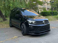 Volkswagen Caddy 2015–2020 Predný lip spojler nárazníka (ABS) fotografia 5