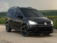 Volkswagen Caddy 2015–2020 Predný lip spojler nárazníka (ABS) fotografia 6