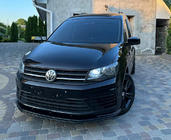 Volkswagen Caddy 2015–2020 Predný lip spojler nárazníka (ABS) fotografia 3