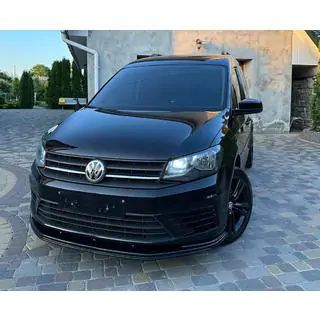 Predný lip spojler nárazníka (ABS) Volkswagen Caddy 2015–2020 fotografia 3