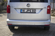 Volkswagen Caddy 2015–2020 Zadný difúzorový lip (ABS) fotografia 5
