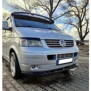 Predný lip spojler nárazníka (ABS) Volkswagen T5 Transporter 2003–2010 fotografia 2