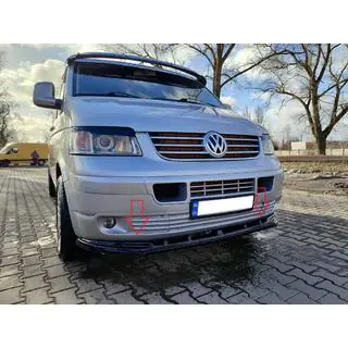 Predný lip spojler nárazníka (ABS) Volkswagen T5 Multivan 2003–2010 fotografia 1