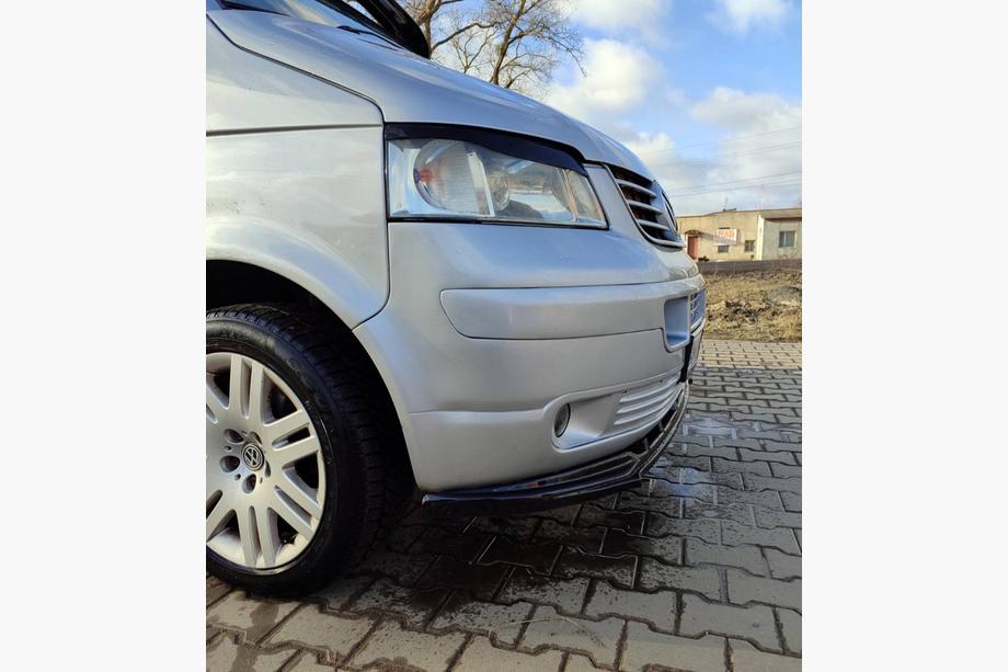 Volkswagen T5 Caravelle 2004–2010 Predný lip spojler nárazníka (ABS) Fotografia 3