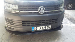 Volkswagen T6 2015–2024 Predný lip spojler 2015-2018 Standart (ABS) fotografia 4