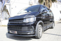 Volkswagen T6 2015–2024 Deflektor kapoty v karbónovom dizajne (EuroCap) fotografia 9