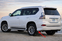 Lexus GX460 2009–2023 Prémiové zadné zástěrky (2 ks, 2013+) fotografia 1