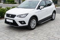 Seat Arona 2017– Bočné nášľapy RedLine Black (2 ks, hliník) fotografia 1
