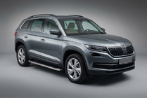 Skoda Kodiaq 2016–2023 Bočné nášľapy BlackLine (2 ks, hliník) fotografia 1