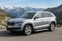Skoda Kodiaq 2016–2023 Bočné nášľapy New Vision Grey (2 ks, hliník) fotografia 1