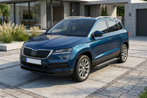 Skoda Karoq 2018– Bočné nášľapy New Vision Black (2 ks, hliník) fotografia 1