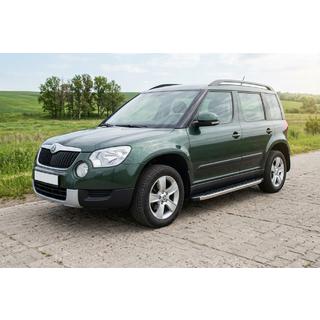 Bočné nášľapy BlackLine (2 ks, hliník) Skoda Yeti 2009–2017 fotografia 1