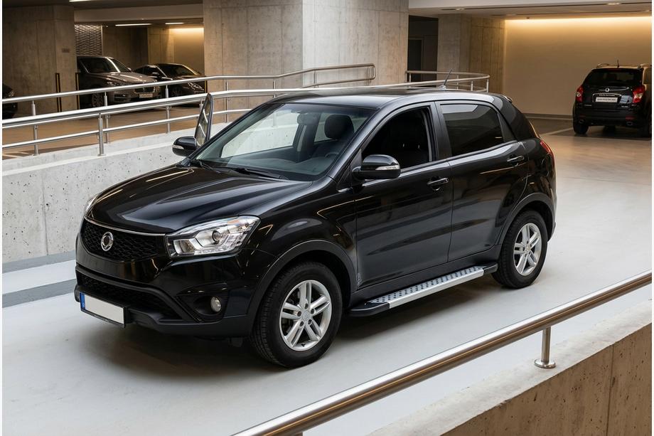 SsangYong Korando 2010–2019 Bočné nášľapy New Vision Grey (2 ks, hliník) Image