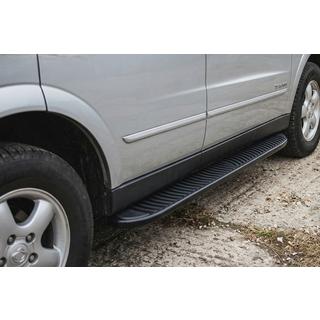 Bočné prahy Tayga Black (2 ks, hliník) SsangYong Kyron 2005–2014 fotografia 1