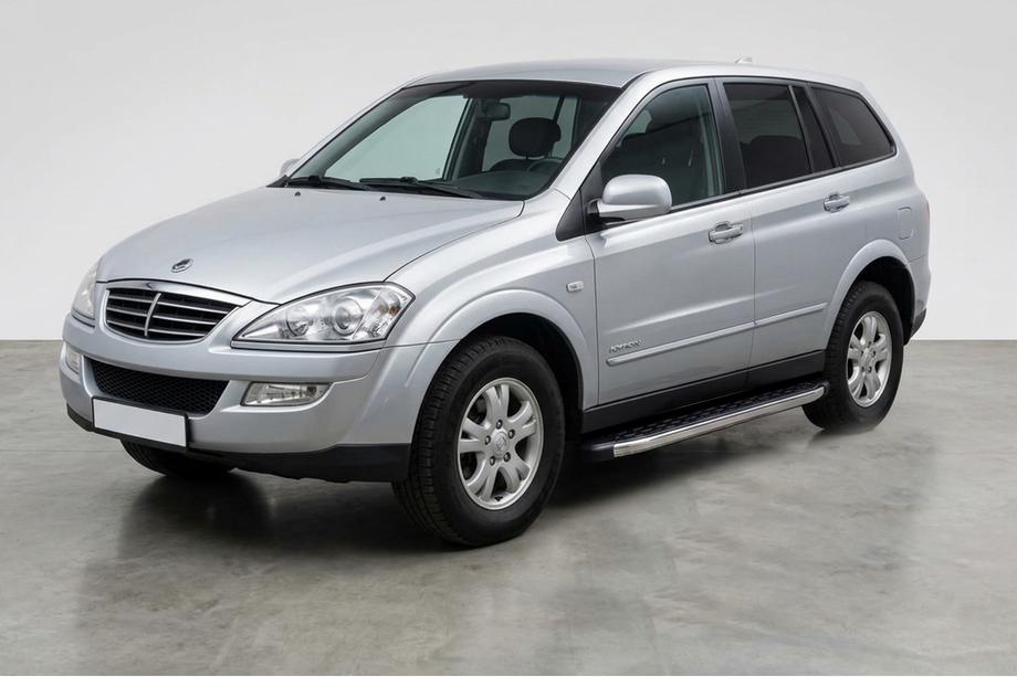 SsangYong Kyron 2005–2014 Bočné prahy BlackLine (2 ks., hliník) Fotografia 1