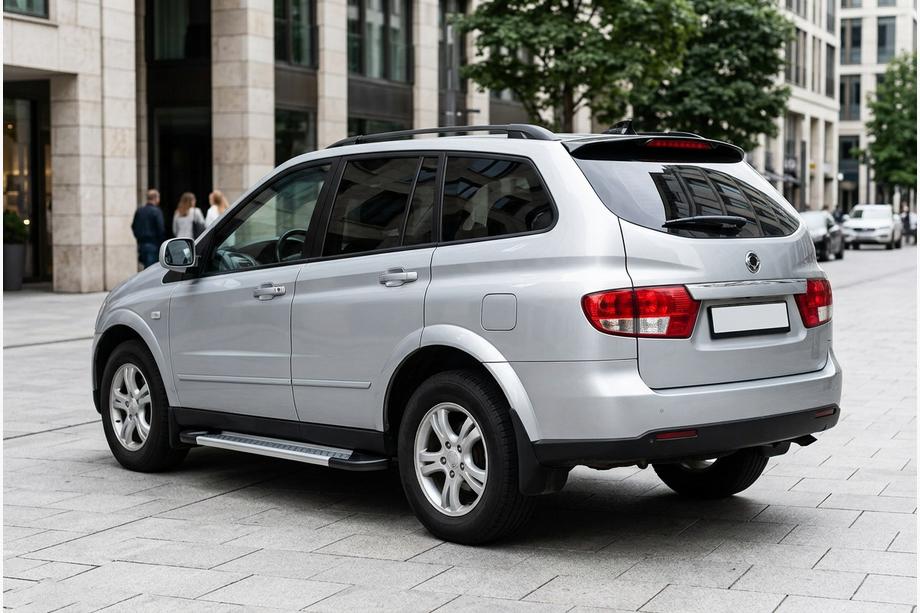 SsangYong Kyron 2005–2014 Bočné prahy New Vision Grey (2 ks, hliník) Image