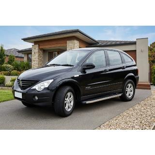 Bočné nášľapy BlackLine (2 ks, hliník) SsangYong Action 2005–2018 fotografia 1