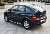 SsangYong Action 2005–2018 Bočné nášľapy Tayga V2 (2 ks, hliník) fotografia 1