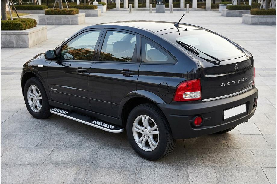 SsangYong Action 2005–2018 Bočné nášľapy Tayga V2 (2 ks, hliník) Image