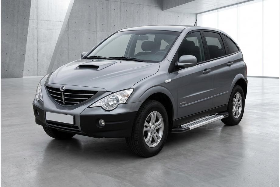 SsangYong Action 2005–2018 Bočné nášľapy New Vision Grey (2 ks, hliník) Fotografia 1