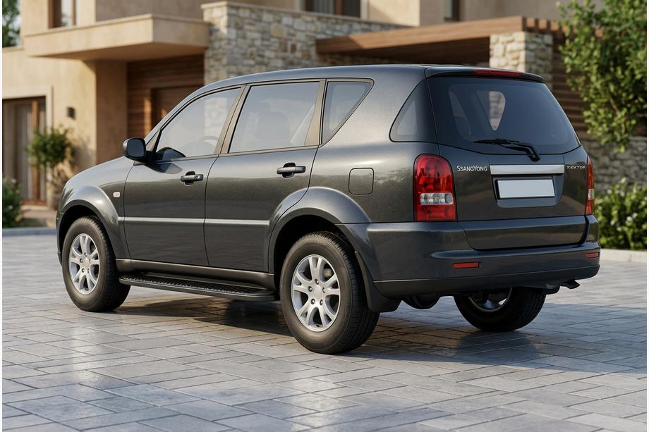 SsangYong Rexton I 2001–2017 Bočné prahy Tayga Black (2 ks, hliník) 2005-2012 Image