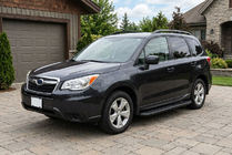 Subaru Forester 2013–2018 Bočné prahy Tayga Black (2 ks, hliník) fotografia 1
