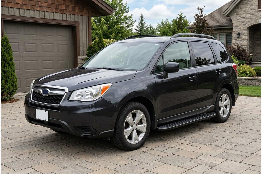 Subaru Forester 2013–2018 Bočné prahy Tayga Black (2 ks, hliník) Image