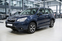 Subaru Forester 2013–2018 Bočné nášľapy New Vision Black (2 ks, hliník) fotografia 1