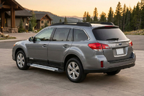 Subaru Outback 2009–2014 Bočné nášľapy New Vision Grey (2 ks, hliník) fotografia 1
