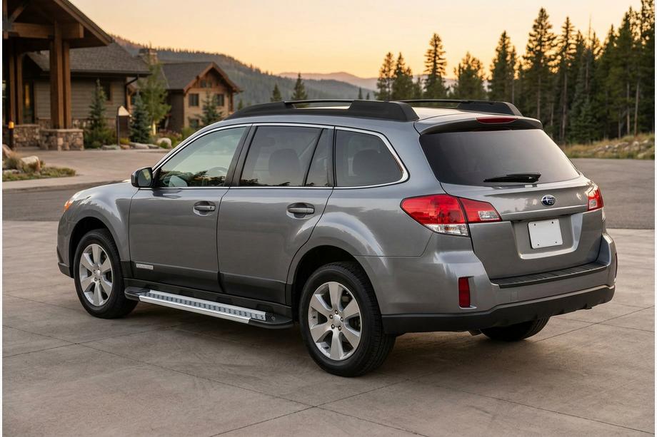 Subaru Outback 2009–2014 Bočné nášľapy New Vision Grey (2 ks, hliník) Image