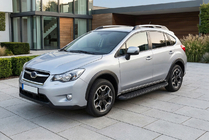 Subaru XV 2011–2017 Bočné prahy Tayga Black (2 ks, hliník) fotografia 1