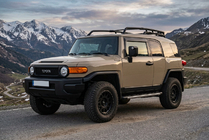 Toyota FJ Cruiser 2006–2022 Bočné prahy BlackLine (2 ks., hliník) fotografia 1