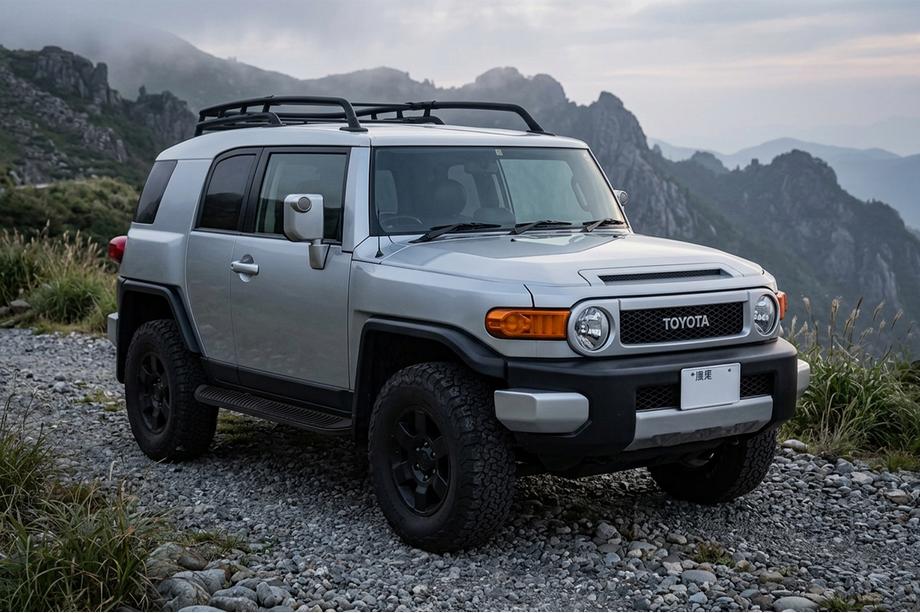 Toyota FJ Cruiser 2006–2022 Bočné prahy Tayga Black (2 ks, hliník) Image