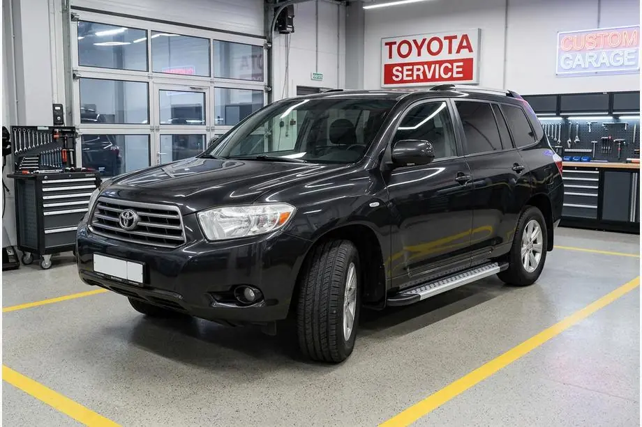 Toyota Highlander 2008–2013 Bočné nášľapy New Vision Grey (2 ks, hliník) Image