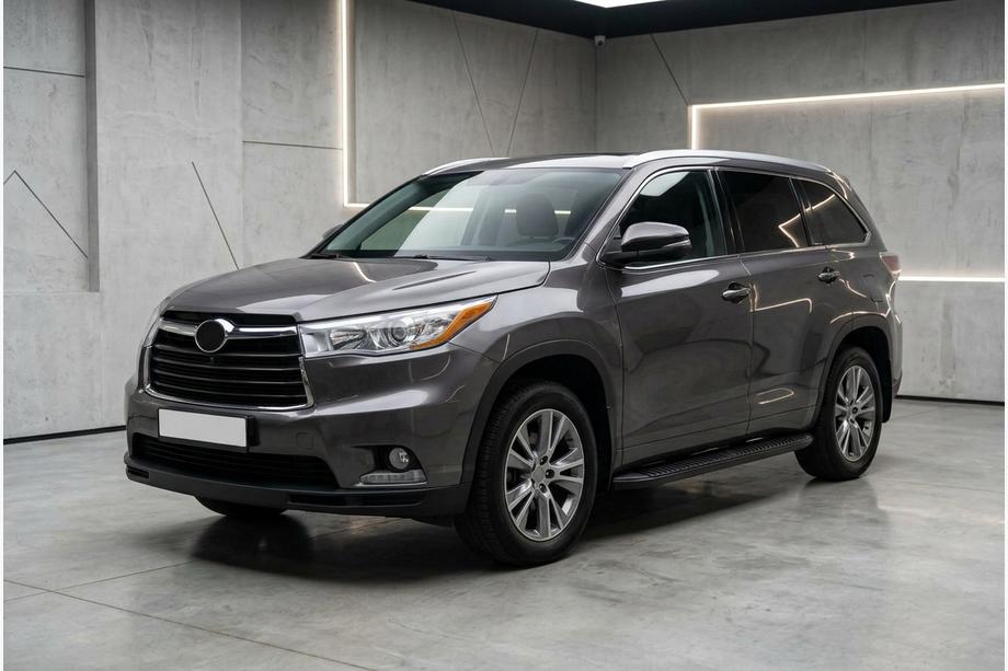 Toyota Highlander 2013–2019 Bočné prahy Tayga Black (2 ks, hliník) Image