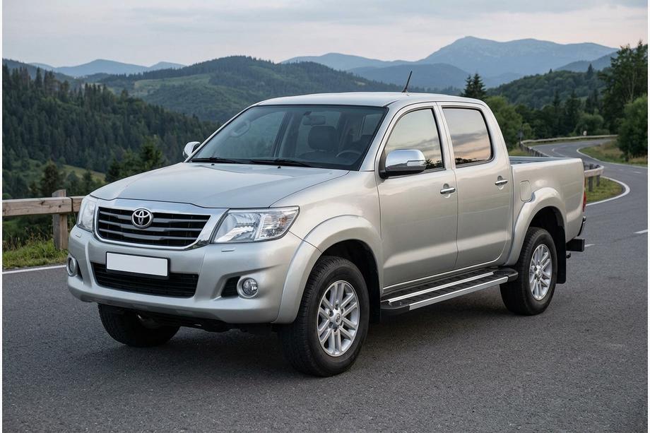 Toyota Hilux 2006–2015 Bočné nášľapy RedLine V1 (2 ks, hliník) Image