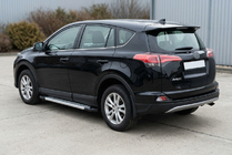 Toyota Rav 4 2013–2018 Bočné nášľapy New Vision Grey (2 ks, hliník) fotografia 1
