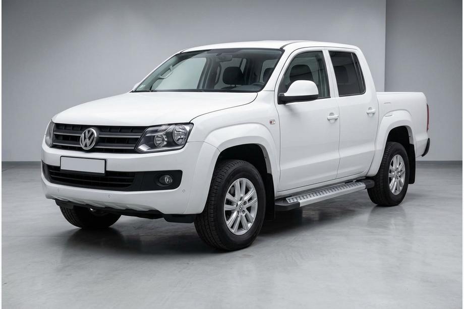 Volkswagen Amarok 2010–2022 Bočné nášľapy New Vision Grey (2 ks, hliník) Image
