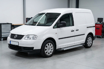 Volkswagen Caddy 2004–2010 Bočné nášľapy New Vision Grey (2 ks, hliník) Maxi rázvor fotografia 1