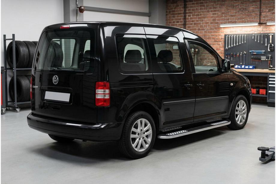 Volkswagen Caddy 2004–2010 Bočné nášľapy Tayga V2 (2 ks, hliník) Image