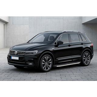 Bočné nášľapy BlackLine (2 ks, hliník) Volkswagen Tiguan 2016–2023 fotografia 1
