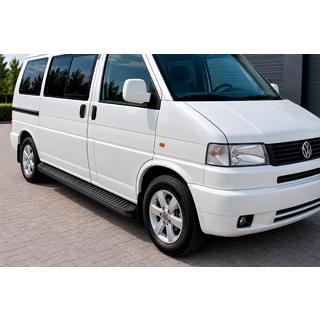 Bočné prahy Tayga Black (2 ks, hliník) fotografia 1