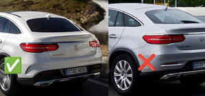 Mercedes GLE kupé C292 2015–2019 Prémiové zásterky bez prahov (4 ks) fotografia 6